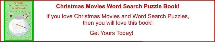 Christmas Movies Word Search Puzzle Book