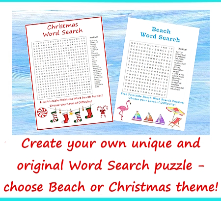 Free Printable Word Search Puzzles